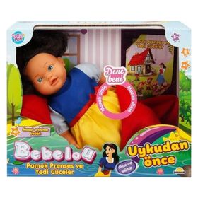 Bebelou S00040022 Pamuk Prenses ve Yedi Cüceler Masal Anlatan Bebek