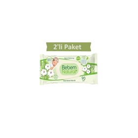 Bebem Natural Narin Dokunuş 2x90 Adet Plastik Kapaklı Islak Bebek Mendili