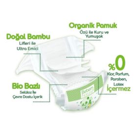 Bebem Natural No:3 Midi 112 Adet Bebek Bezi