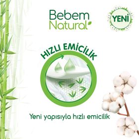 Bebem Natural No:4 Maxi 270 Adet Bebek Bezi
