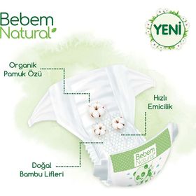 Bebem Natural No:4 Maxi 270 Adet Bebek Bezi