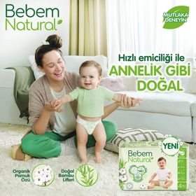 Bebem Natural No:5 Junior 400 Adet Bebek Bezi