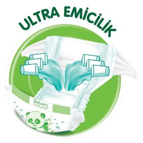 Bebem Natural No:6 XLarge 100 Adet Bebek Bezi