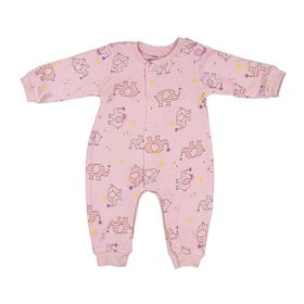 Bebengo TU3061 Pembe 0-3 Ay Bebek Tulumu