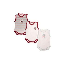 Bebepan 1462 6-9 Ay Racing 3Lü Atlet Body Çizgili