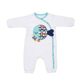 Bebepan 1718 0 - 3 Ay Mr.Fish Patiksiz Bebek Tulum