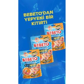 Bebeto 35 gr Freeze Peach Rings Şeker (3 adet)