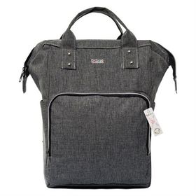 Bebex Light Grey Açık Gri Bag-Z Organizatör Anne Bebek Bakım Termal Sırt Çantası