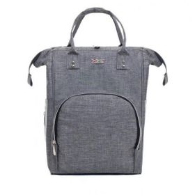 Bebex Light Grey Açık Gri Bag-Z Organizatör Anne Bebek Bakım Termal Sırt Çantası