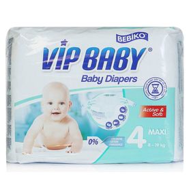 Bebiko Vip Baby Active Soft No:4 Maxi Bebek Bezi