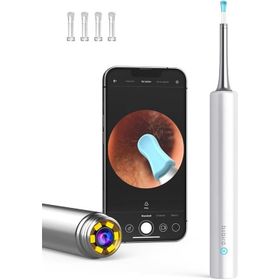 Bebird T5 3 MP 3.5 mm Beyaz Şarjlı Wifi Görüntülü Kulak Temizleyici