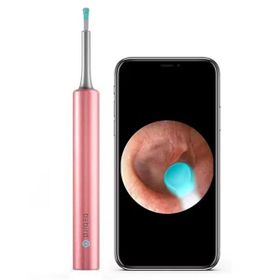 Bebird T5 3 MP 3.5 mm Pembe Şarjlı Wifi Görüntülü Kulak Temizleyici