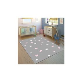 Bebişim Halı Yıldızlı Bh2386 150x200 cm Çocuk Odası Halı
