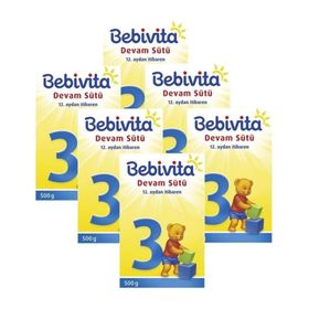 Bebivita 3 6x500 gr Bebek Sütü