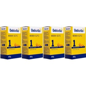 Bebivita No: 1 0-6 Ay Doğumdan İtibaren 4x400 gr Bebek Sütü