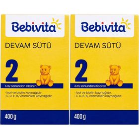 Bebivita No: 2 6-12 Ay 2x400 gr Bebek Sütü