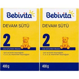 Bebivita No: 2 6-12 Ay 2x400 gr Bebek Sütü