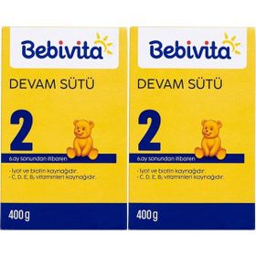 Bebivita No: 2 6-12 Ay 2x400 gr Bebek Sütü