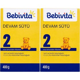 Bebivita No: 2 6-12 Ay 2x400 gr Bebek Sütü