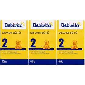 Bebivita No: 2 6-12 Ay 3x400 gr Bebek Sütü