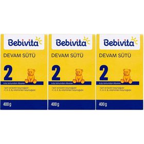 Bebivita No: 2 6-12 Ay 3x400 gr Bebek Sütü