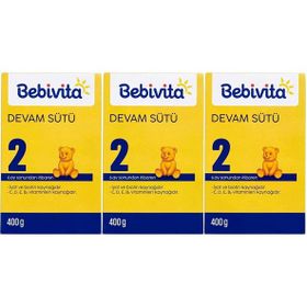 Bebivita No: 2 6-12 Ay 3x400 gr Bebek Sütü
