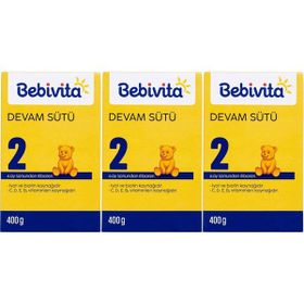 Bebivita No: 2 6-12 Ay 3x400 gr Bebek Sütü