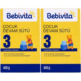 Bebivita No: 3 1 Yaşından İtibaren 2x400 gr Bebek Sütü