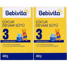 Bebivita No: 3 1 Yaşından İtibaren 2x400 gr Bebek Sütü