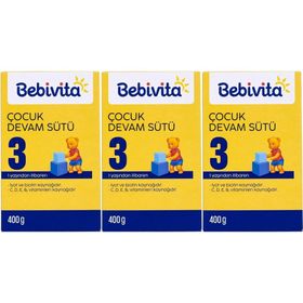 Bebivita No: 3 1 Yaşından İtibaren 3x400 gr Bebek Sütü
