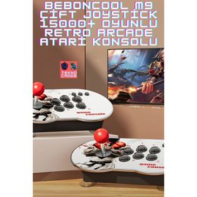 Beboncool M9 64GB Çift Joystick 4K HDMI 15000+ Oyunlu Retro Arcade Oyun Konsolu