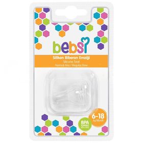 Bebsi 246 6-18 Ay Normal Akış Silikonlu Biberon Emziği