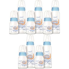 Bebsi Mavi 250 ml + 125 ml 5'li Cam Biberon Seti