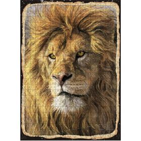 Bedeko Aslan Kral Ahşap 50x70 cm 500 Parça Puzzle