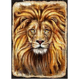 Bedeko Aslan Kral Ahşap 50x70 cm 500 Parça Puzzle