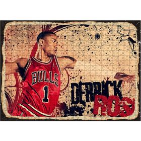 Bedeko Chicago Bulls Nba Ahşap 50x70 cm 500 Parça Puzzle