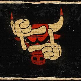 Bedeko Chicago Bulls Nba Ahşap 50x70 cm 500 Parça Puzzle