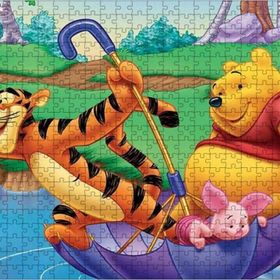 Bedeko Winnie Tiger And Piglet Ahşap 50x70 cm 500 Parça Puzzle