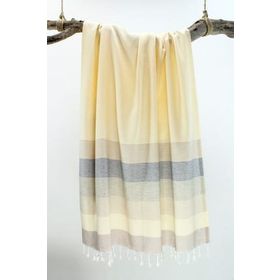Bedinn Bej Stripe Peştamal