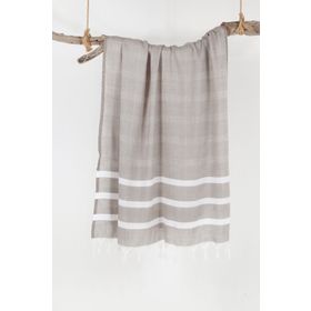 Bedinn Bej Stripe Peştamal