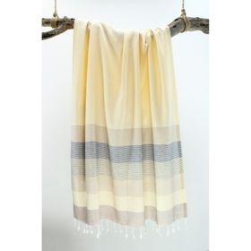 Bedinn Bej Stripe Peştamal