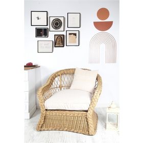 Bedinn Boho 45x45 cm Dantelli Kırlent Kılıfı