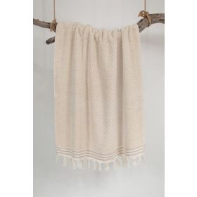 Bedinn Keramos 80x160 cm Naturel Banyo Havlusu