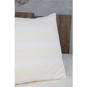Bedinn Naturel Fırfırlı 2'li Vintage 50x70 cm Yastık Kılıfı