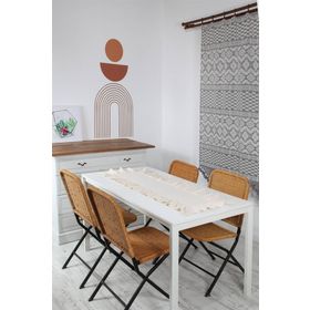 Bedinn Naturel Fırfırlı Vintage 40x110 cm Runner