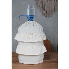 Bedinn Naturel Fırfırlı Vintage Damacana Kılıfı