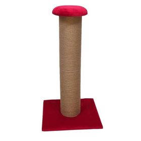 Bedspet 105 cm Kırmızı Dev Kedi Tırmalama Tahtası