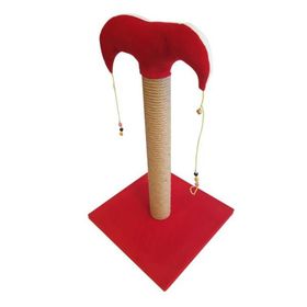 Bedspet 50 cm Kırmızı Şapkalı Kedi Tırmalama
