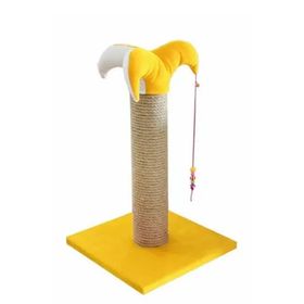 Bedspet 70 cm Sarı Kalın Kedi Tırmalama Tahtası