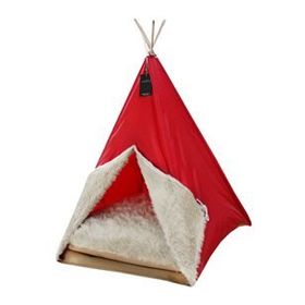 Bedspet Küçük Kırmızı Kedi Çadırı